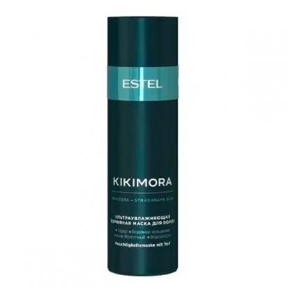 Ультраувлажняющая торфяная маска для волос KIKIMORA by ESTEL (200 мл)