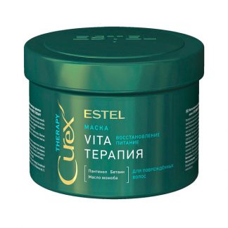 Маска "Vita-терапия" для повреждённых волос CUREX THERAPY (500 мл)